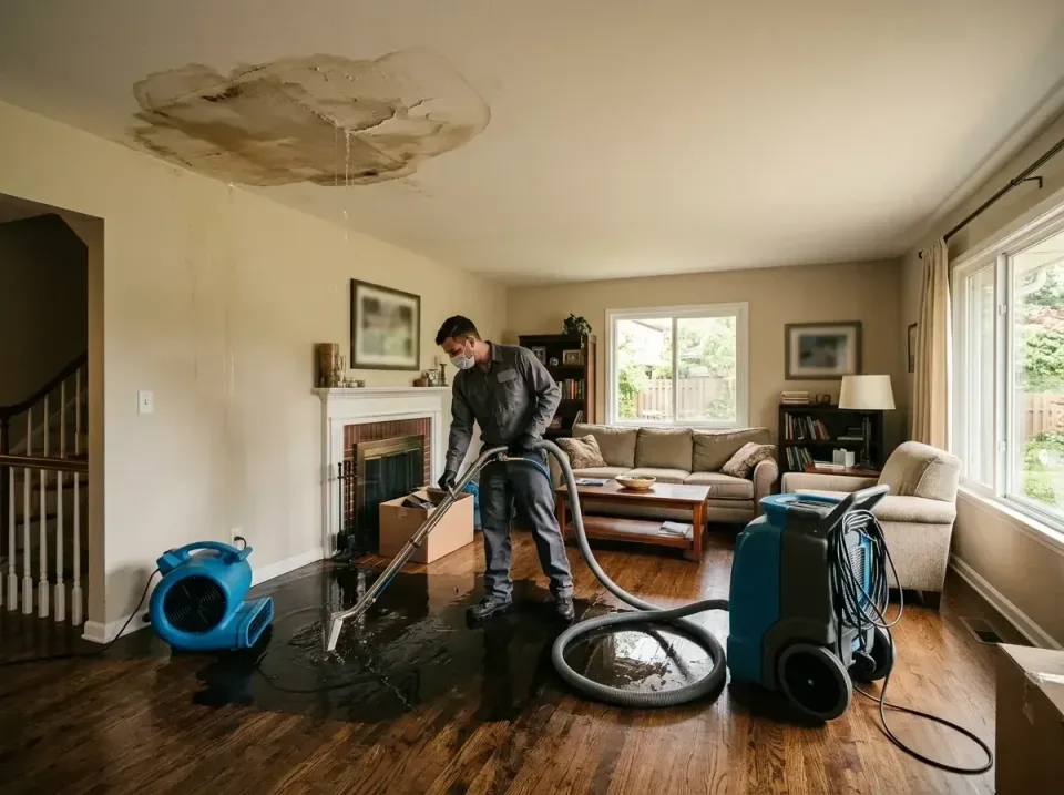 attic-pipe-burst-ceiling-drip-008 — frequently asked questions, Water Damage Restoration & Carpet Care in Kings Park West, VA
